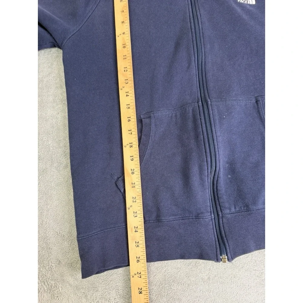 The North Face Full Zip Hoodie Men's Size Large Blue Outdoor